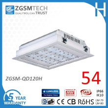 Le CE a énuméré la lumière imperméable à l&#39;eau de station service de 120W 110lm / W CRI70 LED